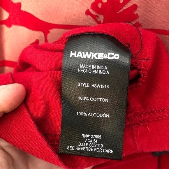 Hawke & Co size XXL red short sleeve shirt - Picture 3 of 11